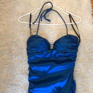 Blue prom dress